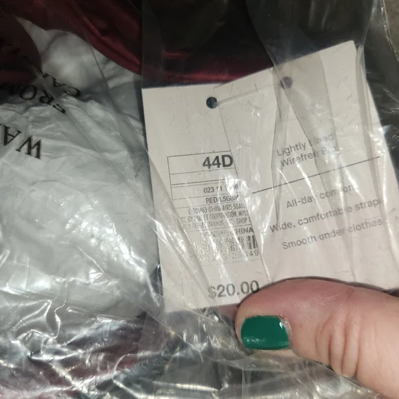 NWT Auden wire free bra 44D - Picture 5 of 11